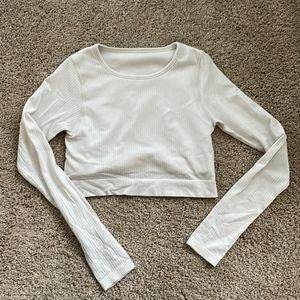 Lululemon white opal ebb to street long sleeve